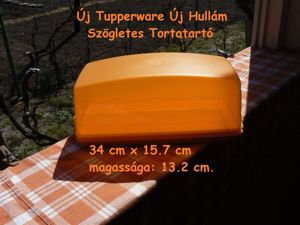 Új, Tupperware Új Hullám Szögletes Tortatartó: 4.690.-