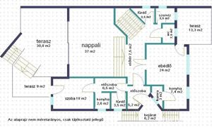 353 m2-es 8 szobás újszerű családi Ház  - Csömör - kép 11