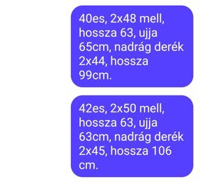 Új fekete női nadrág kosztüm alkalomra irodába 42 L - kép 4