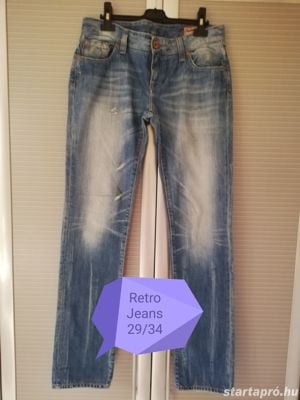 Eredeti 1 Devergo 29-es,  1 Retro Jeans 29,  1 Bigtime Jeans 31, női farmer nadrág - kép 4