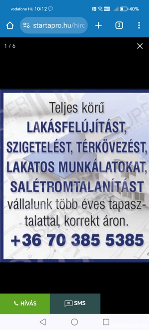 Lakásfelujítást vállalunk 