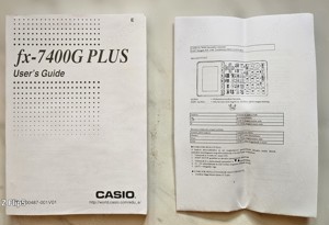 Grafikus számológép Casio fx-7400G PLUS GY - ÚJ - kép 5